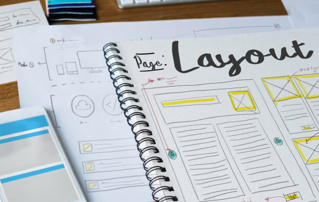 サイト設計図のイメージ写真